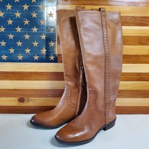 Sam Edleman Prina Riding Boots 8.5M Whiskey leathe